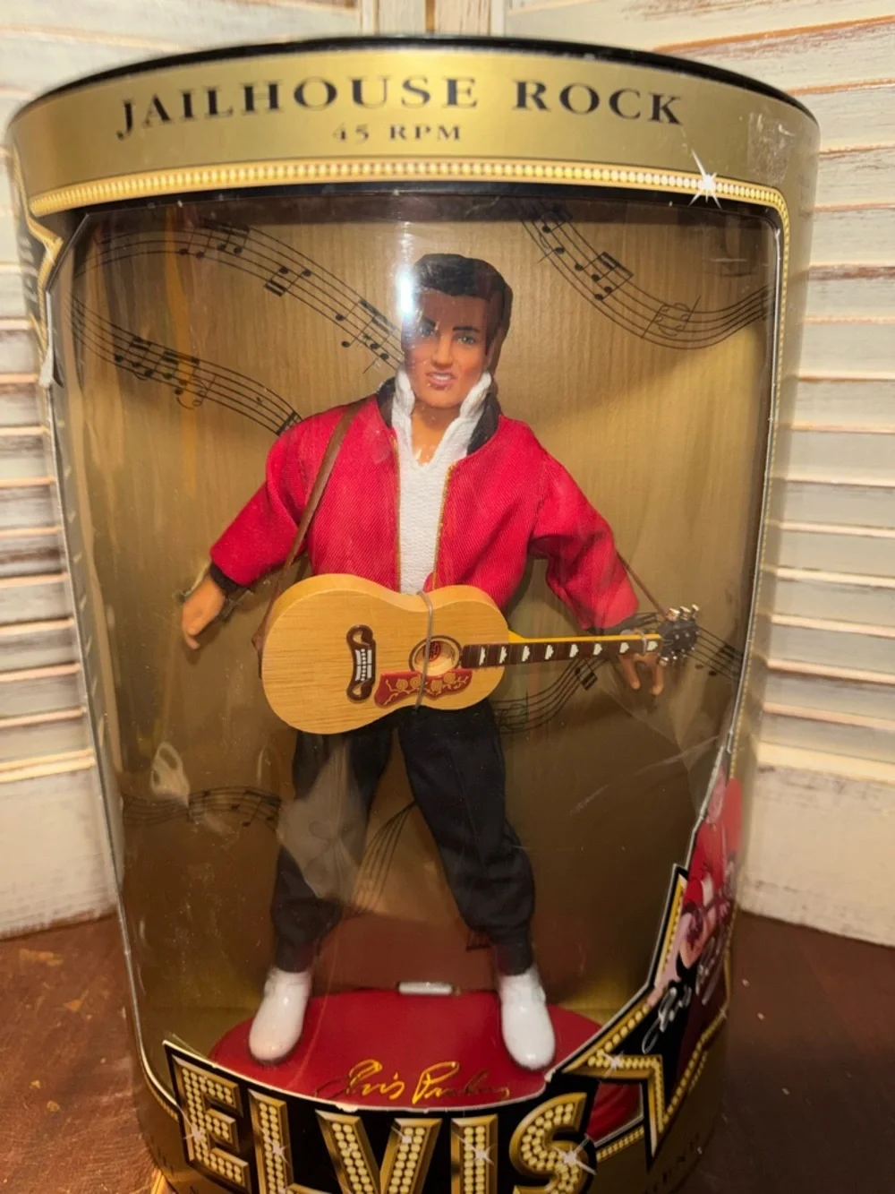 1993 Hasbro Elvis Jailhouse Rock 45 RPM Doll NRFB
